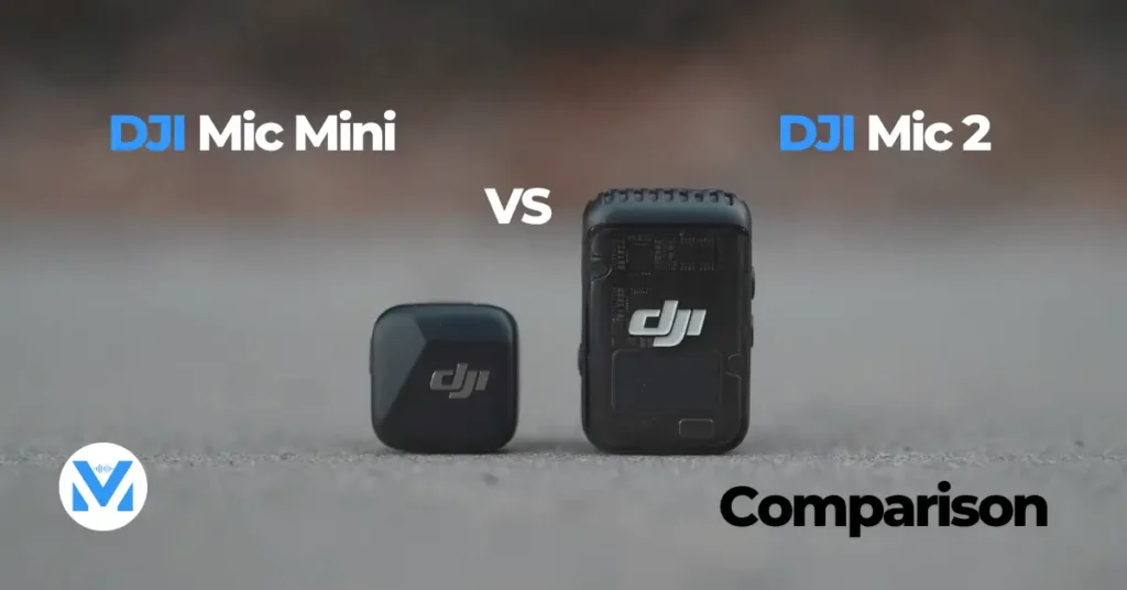 A image of DJI Mic Mini vs DJI Mic 2
