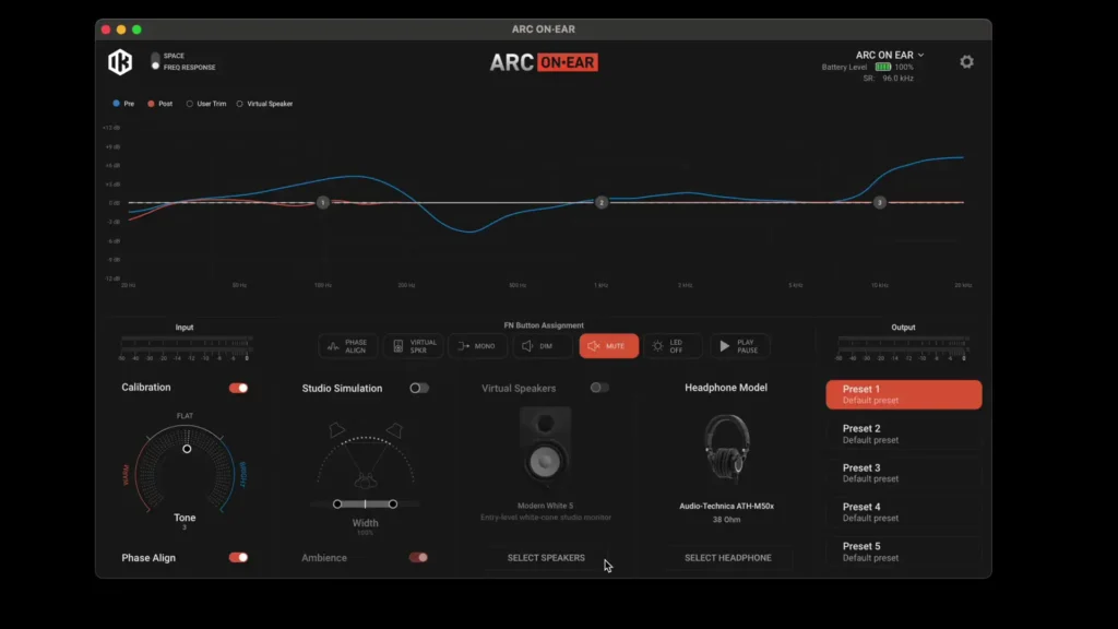IK Multimedia ARC ON-EAR Review: The Best Headphone Calibration Tool 4 A image of IK Multimedia ARC ON-EAR Review